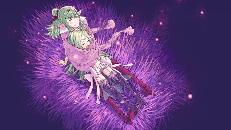 Tiki and Nowi, gazing up at the other, better characters.